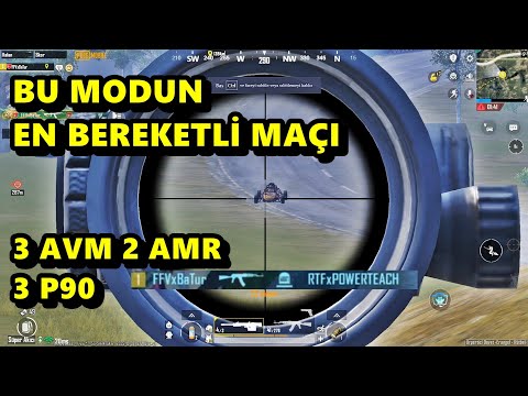 BU MODUN EN BEREKTLİ MAÇI ! 700 P90 MERMİSİ BATUR GAME SOLO SQUAD PUBG MOBİLE