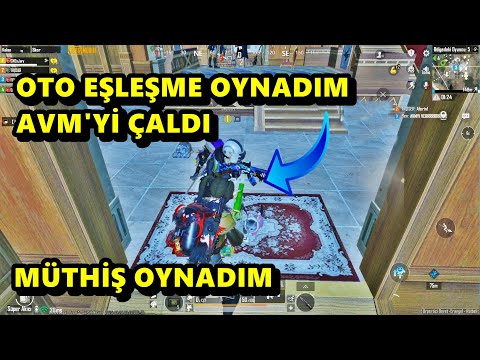 OTO EŞLEŞME OYNADIM ADAM AVM'Yİ ÇALDI ! MÜTHİŞ OYNADIM BATUR GAME SOLO SQUAD PUBG MOBİLE