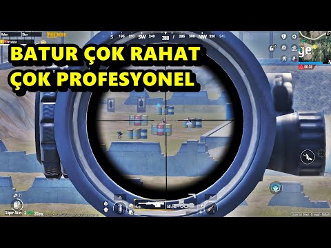 AH BE ESKİLER  BATUR ÇOK RAHAT ÇOK PROFESYONEL ! SOLO SQUAD PUBG MOBİLE