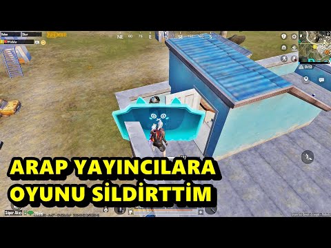 ARAP YAYINCILARA OYUNU SİLDİRTTİM MÜTHİŞ MAÇ BATUR GAME SOLO SQUAD PUBG MOBİLE