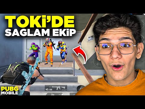 TOKİ'DE SAĞLAM EKİP GELDİ! 1VS5 ATTIM - PUBG MOBİLE