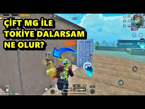 ÇİFT MG İLE TOKİYE DALARSAM NE OLUR ? BATUR GAME MUHTEŞEM MAÇ SOLO SQUAD PUBG MOBİLE