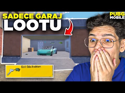 SADECE GARAJ LOOTU İLE KAZANMA CHALLENGE ! | PUBG MOBİLE