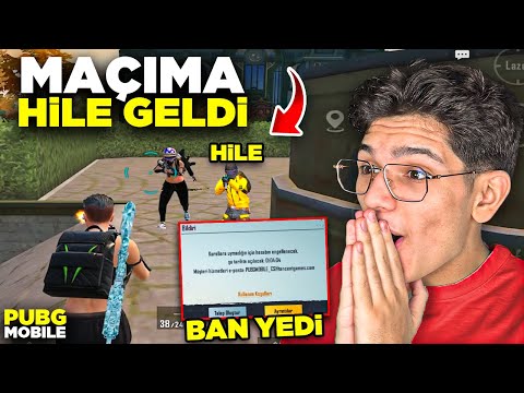 MAÇIMA HİLE GELDİ. BAN YEDİ ! - PUBG MOBİLE