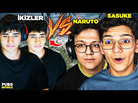 SASUKE NARUTO VS İKİZLER! ÇOK SAĞLAMLAR - PUBG MOBİLE