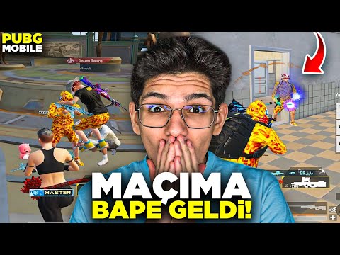 MAÇIMA FULL BAPE GELDİ! SAĞLAM MAÇ - PUBG MOBİLE