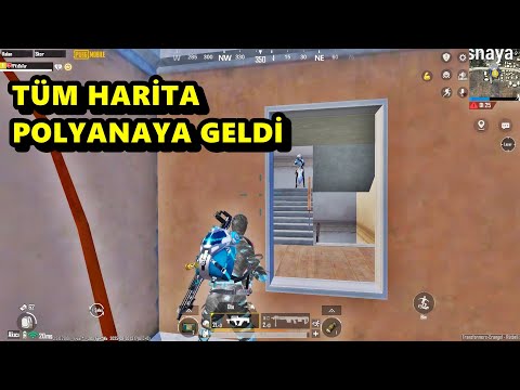 TÜM HARİTA POLYANAYA GELDİ YOK BÖYLE MAÇ ! BATUR GAME SOLO SQUAD PUBG MOBİLE