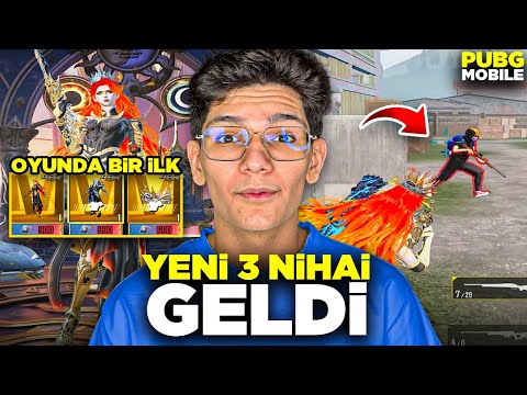 OHA! 3 TANE NİHAİ SET ÇIKARDIM VE OYNADIM! ÇOK İYİ - PUBG MOBİLE