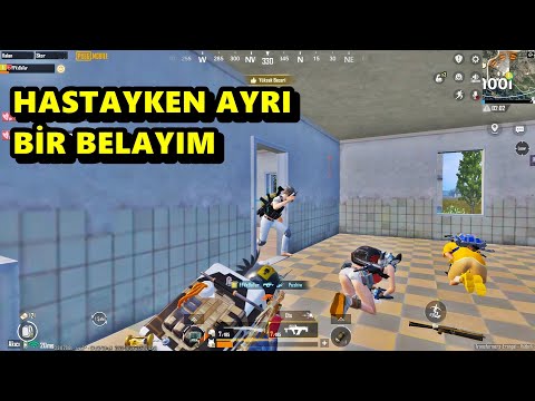 HASTAYKEN AYRI BİR BELAYIM ! FENA MAÇ BATUR GAME SOLO SQUAD PUBG MOBİLE