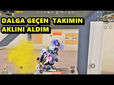 DALGA GEÇEN TAKIMIN AKLINI ALDIM ! BATUR GAME SOLO SQUAD PUBG MOBİLE
