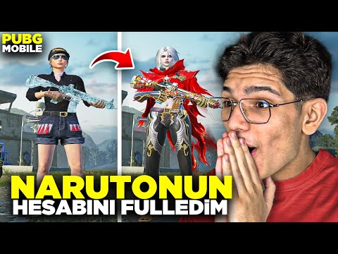 NARUTO'NUN HESABINI FULLEDİM! ÇOK MUTLU OLDU - PUBG MOBİLE