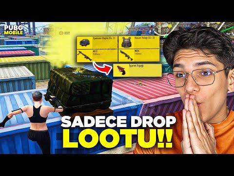 OHA. SADECE DROP LOOTTU İLE KAZANMAK ! - PUBG MOBİLE