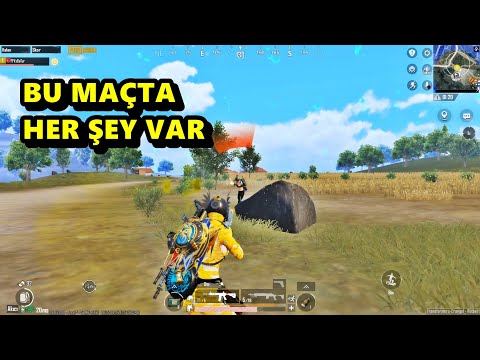 BU MAÇTA HER ŞEY VAR SAKIN KAÇIRMAYIN ! BATUR GAME SOLO SQUAD PUBG MOBİLE
