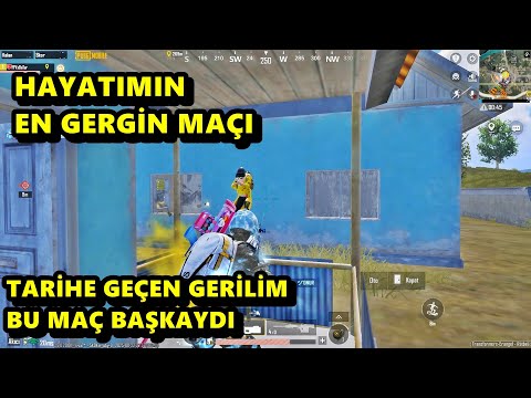 HAYATIMIN EN GERGİN MAÇI ! BU MAÇ BAŞKAYDI ! BATUR GAME SOLO SQUAD PUBG MOBİLE