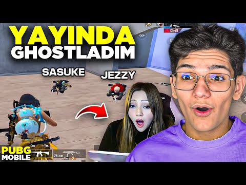 KADIN YAYINCIYI GHOSTLADIM. SİNİRDEN YAYINI KAPATTI! - PUBG MOBİLE