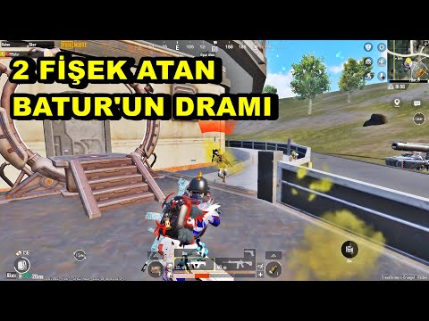 2 FİŞEK ATAN BATUR'UN DRAMI ! SOLO VS SQUAD BATUR GAME PUBG MOBİLE