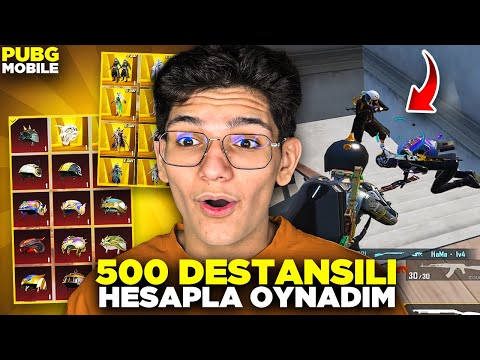 OHAA! 500 DESTANSILI HESAPTAN OYNADIM ! - PUBG MOBİLE
