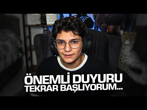 ÖNEMLİ DUYURU!! TEKRAR BAŞLIYORUM!! - PUBG MOBİLE