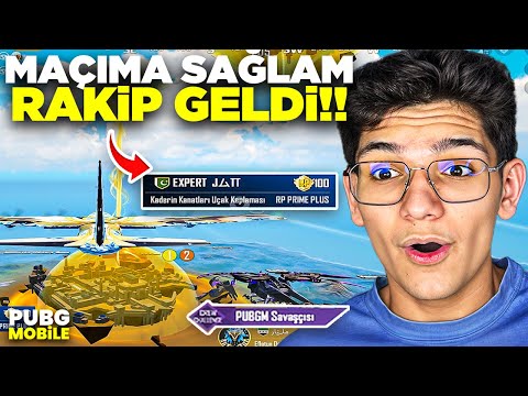OHA! OYUNUN EN SAĞLAM ÜNVANLI OYUNCUSU MAÇIMA GELDİ! PUBG MOBİLE