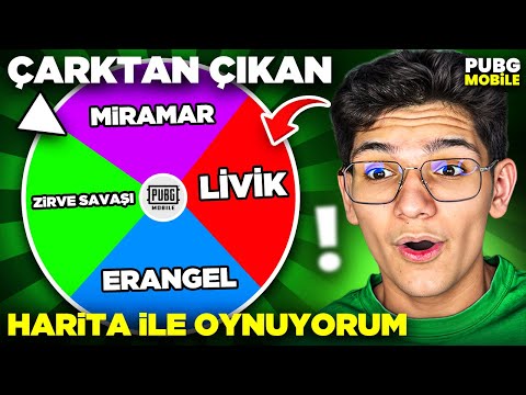 ÇARKI ÇEVİR ÇIKAN HARİTA İLE OYNADIM! - PUBG MOBİLE