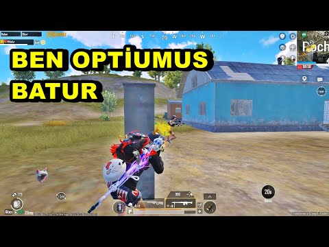 BEN OPTİUMUS BATUR İŞTE BURDAYIM ! BATUR GAME SOLO SQUAD PUBG MOBİLE