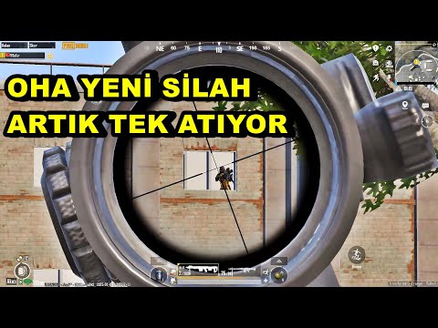 OHA YENİ SİLAH ARTIK TEK ATIYOR ! MÜTHİŞ MAÇ BATUR GAME SOLO SQUAD PUBG MOBİLE