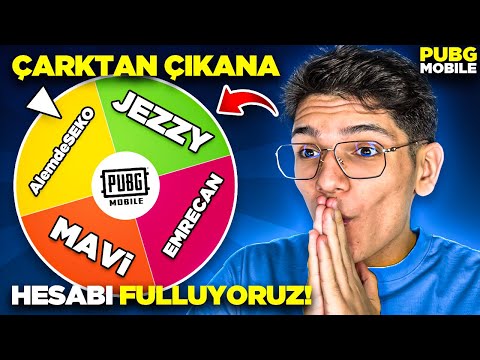 ÇARKI ÇEVİR!! ÇIKAN HESABI FULLEDİM!! - PUBG MOBİLE