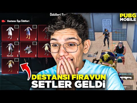 DESTANSI FİRAVUN SETLERİ GERİ GELDİ!! YARGI DAĞITTIM! - PUBG MOBİLE