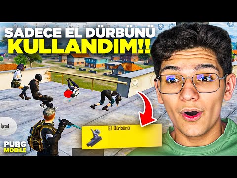SADECE EL DÜRBÜNÜ İLE WİN ALMA CHALLENGE! - PUBG MOBİLE