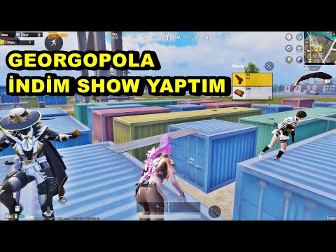 GEORGOPOL'A İNDİM SHOW YAPTIM ! BATUR GAME SOLO SQUAD PUBG MOBİLE