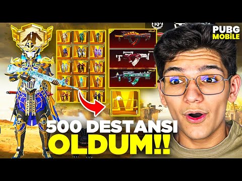 1.000.000 UC DEĞERİNDEKİ TAKİPÇİMİN HESABINI 500 DESTANSI YAPTIM - PUBG MOBİLE
