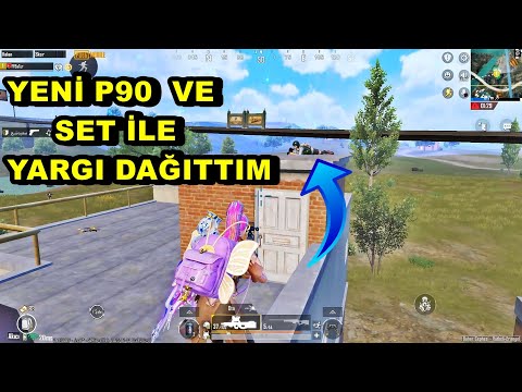 YENİ SET VE YENİ P90 İLE YARGI DAĞITTIM ! BATUR GAME SOLO SQUAD PUBG MOBİLE