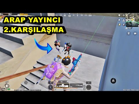 ARAP YAYINCIYLA 2.DEFA KARŞILAŞTIM ! BATUR GAME SOLO SQUAD PUBG MOBİLE