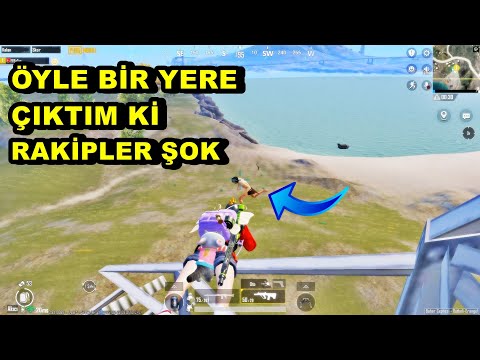 ÖYLE BİR YERE ÇIKTIM Kİ RAKİPLER ŞOK OLDU ! Perfect match BATUR GAME SOLO SQUAD PUBG MOBİLE