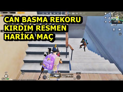 CAN BASMA REKORU KIRDIM RESMEN ! HARİKA MAÇ SOLO SQUAD  I broke the Can Basma record PUBG MOBİLE