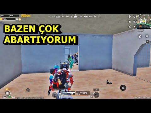 BAZEN ÇOK ABARTIYORUM ! MÜKEMMEL MAÇ BATUR GAME SOLO SQUAD PUBG MOBİLE
