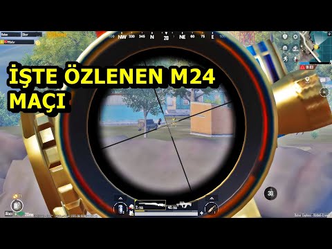 İŞTE O ÖZLENEN M24 MAÇI ! BATUR GAME EFSANE MAÇ SOLO SQUAD PUBG MOBİLE