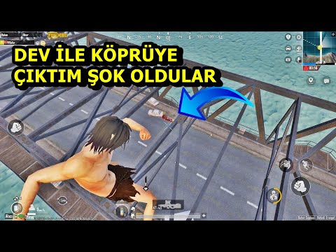 DEV İLE KÖPRÜYE ÇIKTIM ŞOK OLDULAR ! BATUR GAME SOLO SQUAD PUBG MOBİLE