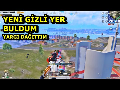 YENİ GİZLİ YER BULDUM YARGI DAĞITTIM ! BATUR GAME SOLO SQUAD PUBG MOBİLE