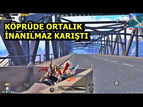 KÖPRÜDE ORTALIK İNANILMAZ KARIŞTI ! BATUR GAME SOLO SQUAD PUBG MOBİLE
