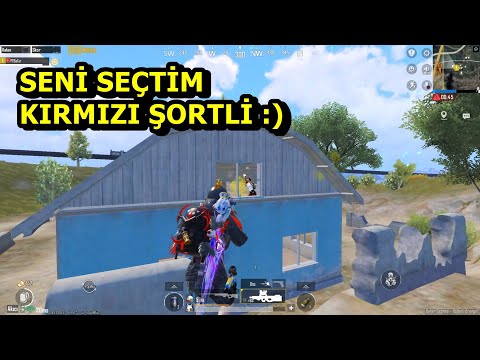 SENİ SEÇTİM KIRMIZI ŞORTLİ :) BATUR GAME EFSANE MAÇ ONE MAN SQUAD PUBG MOBİLE