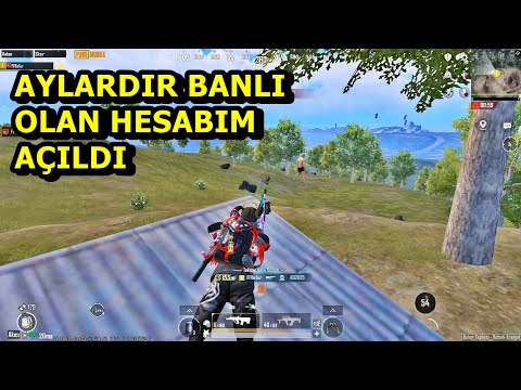 AYLARDIR BANLI OLAN HESABIM SONUNDA AÇILDI ! YARGI DAĞITTIM BATUR GAME SOLO SQUAD PUBG MOBİLE