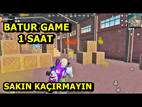 1 SAATLİK  BATUR GAME ! MÜTHİŞ MAÇ DUO SQUAD PUBG MOBİLE