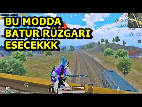 BU MODDA BATUR RÜZGARI ESECEKK ! MÜTHİŞ MAÇ BATUR GAME SOLO SQUAD PUBG MOBİLE