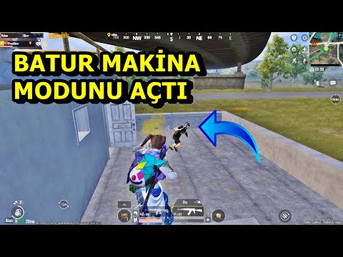 BATUR MAKİNE MODUNU AÇTI ! MÜTHİŞ MAÇ  BATUR GAME SOLO SQUAD PUBG MOBİLE