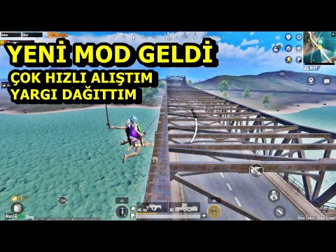 YENİ MOD GELDİİ ! ÇOK HIZLI ALIŞTIM YARGI DAĞITTIM BATUR GAME SOLO SQUAD PUBG MOBİLE