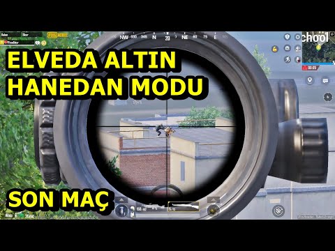 ELVEDA ALTIN HANEDAN MODU ! SON MAÇ BATUR GAME SOLO SQUAD PUBG MOBİLE