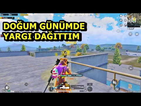 DOĞUM GÜNÜMDE YARGI DAĞITTIM ! BATUR GAME SOLO SQUAD PUBG MOBİLE