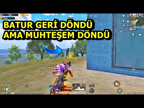 BATUR GERİ DÖNDÜ AMA MUHTEŞEM DÖNDÜ ! BATUR GAME SOLO SQUAD PUBG MOBİLE