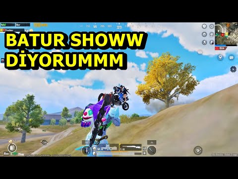 BATUR SHOW  DİYORUMMM ! EFSANE MAÇ BATUR GAME SOLO SQUAD PUBG MOBİLE